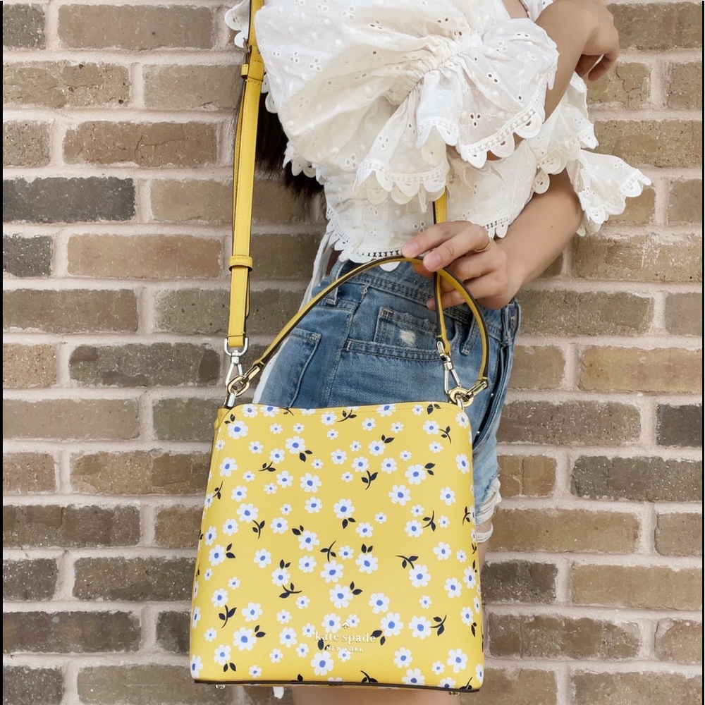 NWT Kate Spade ♠️ Floral Bucket Bag - Picture 3 of 6